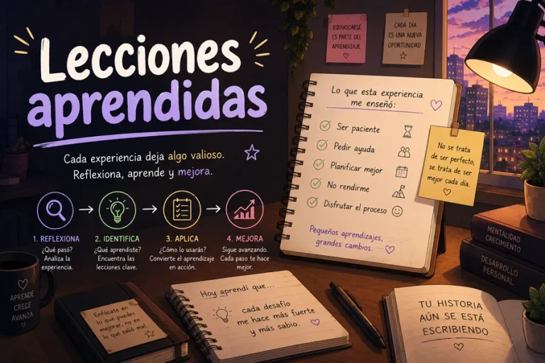 Qué son las lecciones aprendidas en PMBOK