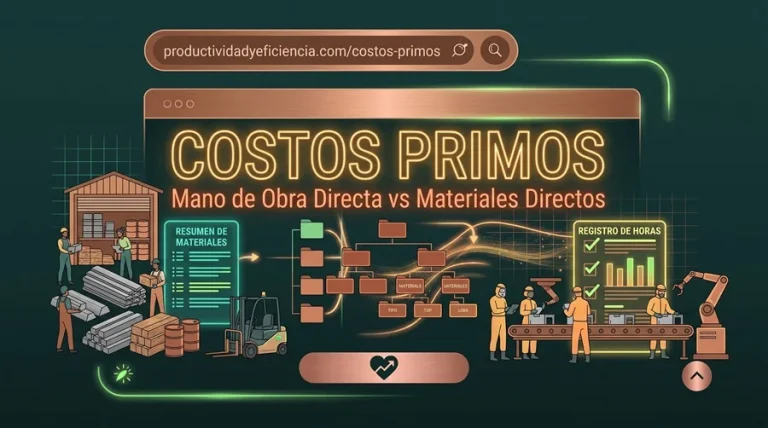 Cómo se calculan los costos primos