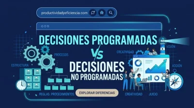 Decisiones programadas y no programadas