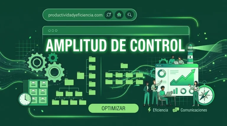 Qué es la amplitud de control en la administración